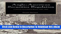 [Read Book] Anglo-American Securities Regulation: Cultural and Political Roots, 1690-1860 Mobi