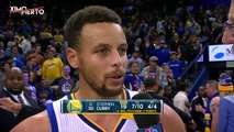Stephen Curry Halftime Interview | Grizzlies vs Warriors | January 6, 2017 | 2016 17 NBA S