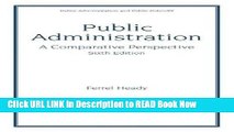 [PDF] Public Administration: A Comparative Perspective (6th Edition) Book Online