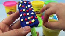 Play Doh Ice Cream Popsicles diy Play Dough Rainbow Ice Cream by SR Toys Collection