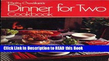 Download eBook Betty Crocker s Dinner For Two Cookbook Full Online