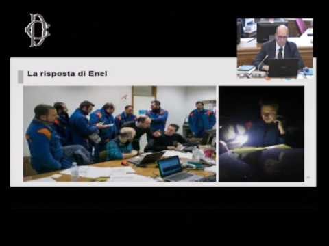 Roma - Terremoto e maltempo Italia centrale, audizione Enel e Terna (09.02.17)