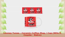 Looney Tunes  Ceramic Coffee Mug  Cup Wile E Coyote  Retro 7841f4e0