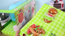 Just Like Home Microwave Oven Toy Kitchen Set Cooking Playset Toy Food Toy Cutting Food
