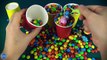 6 M&Ms Hide and Seek Surprise Cups with Peppa Pig, Kung-Fu Panda 3 and Minions Toys