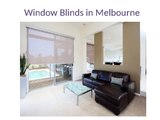 Window Blinds Melbourne