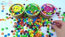 Ice Cream Cups Stacking Candy Skittles Surprise Toys Paw Patrol Episodes Learn Colors