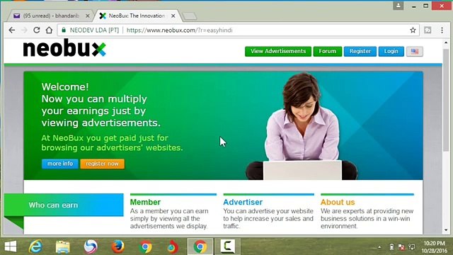 How to Earn $25 Per Day from Neobux - How to Earn Unlimited Money from Neobux(360p)