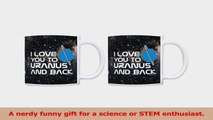 Funny STEM Gift Love You to Uranus and Back Science Nerd 2 Pack Gift Coffee Mugs Tea Cups e7a31957