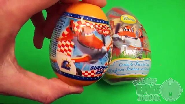Disney Planes Surprise Eggs Learn Sizes Big Bigger Biggest! Opening Eggs with Toys and Candy!
