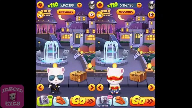 Talking Tom Gold Run - Agent Angela VS Super Angela