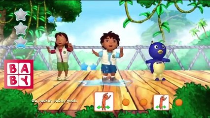 Приключения Доры и Диего. Дети танцуют и поют.Игры для детей.