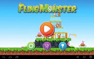 FlingMonster (Steeper than Angry Birds) - for Android GamePlay