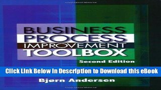 [Read Book] Business Process Improvement Toolbox, Second Edition Kindle