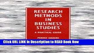 [Popular Books] Research Methods in Business Studies: A Practical Guide FULL eBook