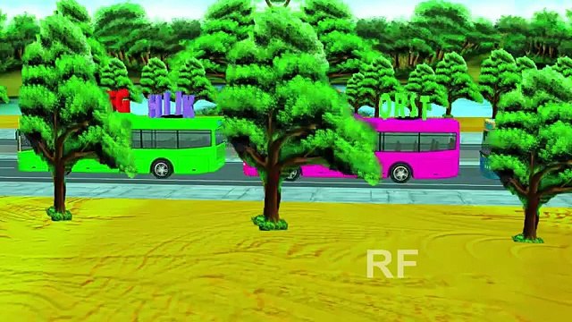 АВСD детскую автобусе Rhymes Детские песни | песни для детей, ABC песни автобус