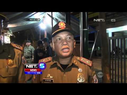 Warung Makan di Trotoar Cimahi Ditertibkan Satpol PP - NET5