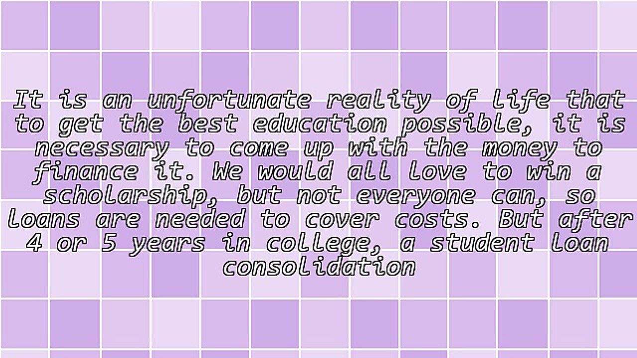 Student Loan Consolidation Programs: Clearing College Debts Quickly And Effectively