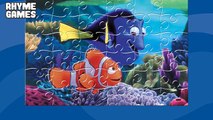 Finding Nemo Finger Family Puzzle - Disney Pixar Nemo Dory Marlin with Childrens Nursery Rhymes