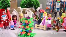 Play Doh Surprises! Disney Frozen, Wacky Animals, Holiday Cookies, Christmas Tree, Paw Patrol
