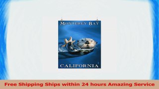 Monterey Bay California  Sea Otter 16x24 Giclee Gallery Print Wall Decor Travel Poster a430193b