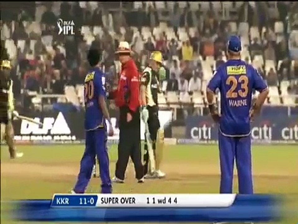 kkr vs rr super over
