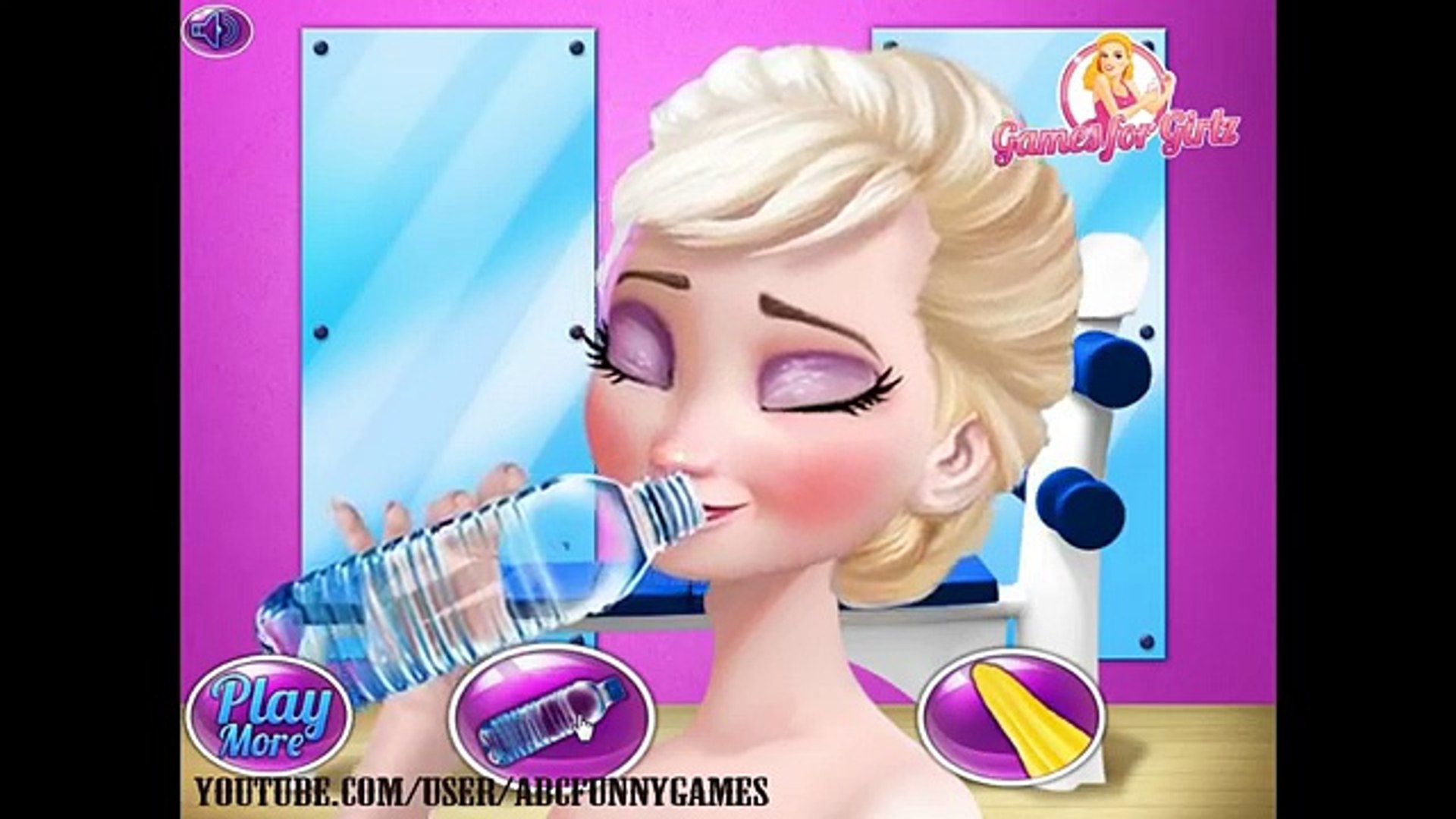 Frozen - Elsa Gym Workout - Sport Game for Kids