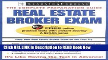 [Popular Books] Real Estate Broker Exam (Real Estate Broker Exam: The Complete Preparation Guide)