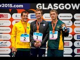 Men's 100m Freestyle  S11 | Victory Ceremony | 2015 IPC Swimming World Championships Glasgow