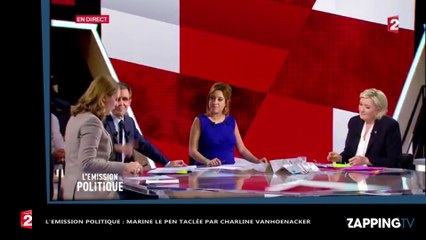Marine Le Pen ridiculisée par Charline Vanhoenacker dans l'Emission Politique (vidéo)