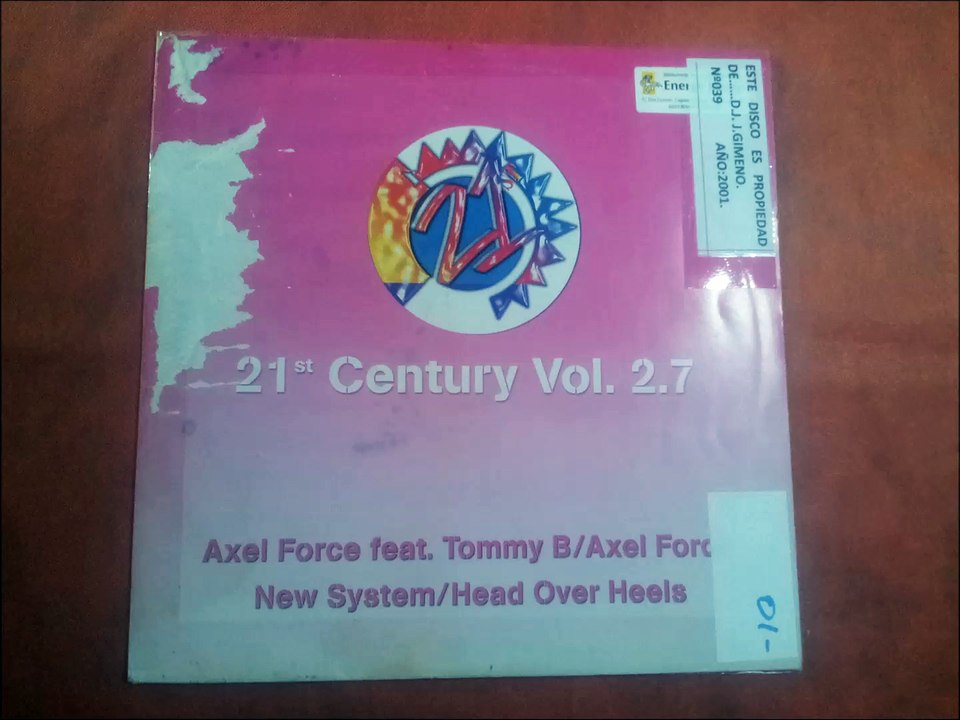 AXEL FORCE.(IT'S MY LIFE.(JAPAN MIX.)(12''.)(2001.) 21ST CENTURY VOL 2.7.