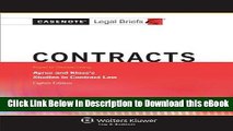 DOWNLOAD Casenotes Legal Briefs: Contracts, Keyed to Ayres   Klass, Eighth Edition (Casenote Legal