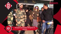 Rangoon Star Kangana In Jammu With BSF,Ileana Open About Her Relationship With Aussie Photographer Andrew