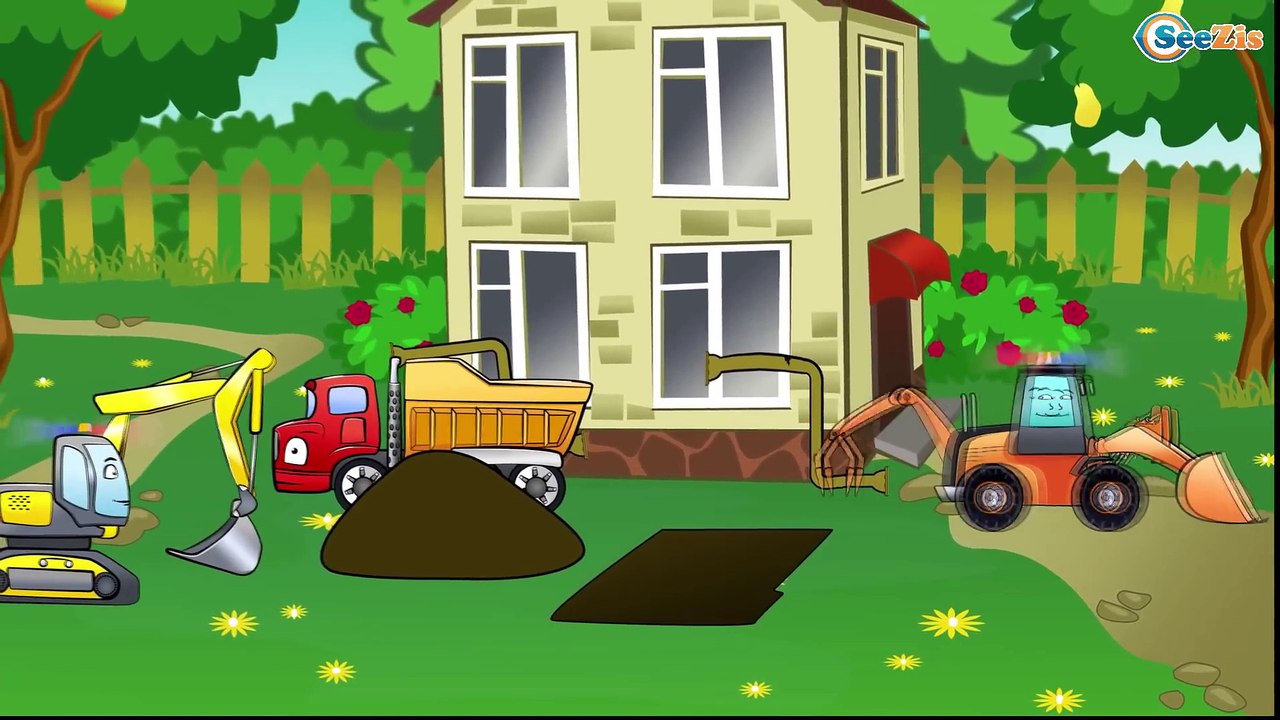 ✔ Excavadora Para Niños / Caricaturas de carros / Dibujos animados educativos. Capitulos Completos