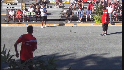 Damien HUREAU palet, trois à terre face à Cortes/Da Cunha Objat 2016