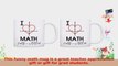 Funny Math Teacher Gifts I Love Math Heart Graph Graphing 2 Pack Gift Coffee Mugs Tea Cups 5e42532c