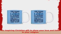 Christian Gifts Name of the Lord is a Strong Tower Religious 2 Pack Gift Coffee Mugs Tea a94db647