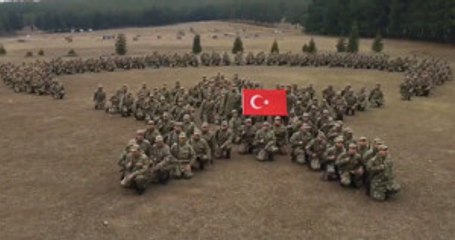 El Bab Şehidi Üsteğmen Koçoğlu'nun Birliğinden Anlamlı Video