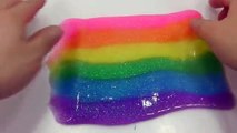 DIY How To Make Paint Colors Glitter Clay Slime Learn Colors Clay Slime Surprise Egg Toys