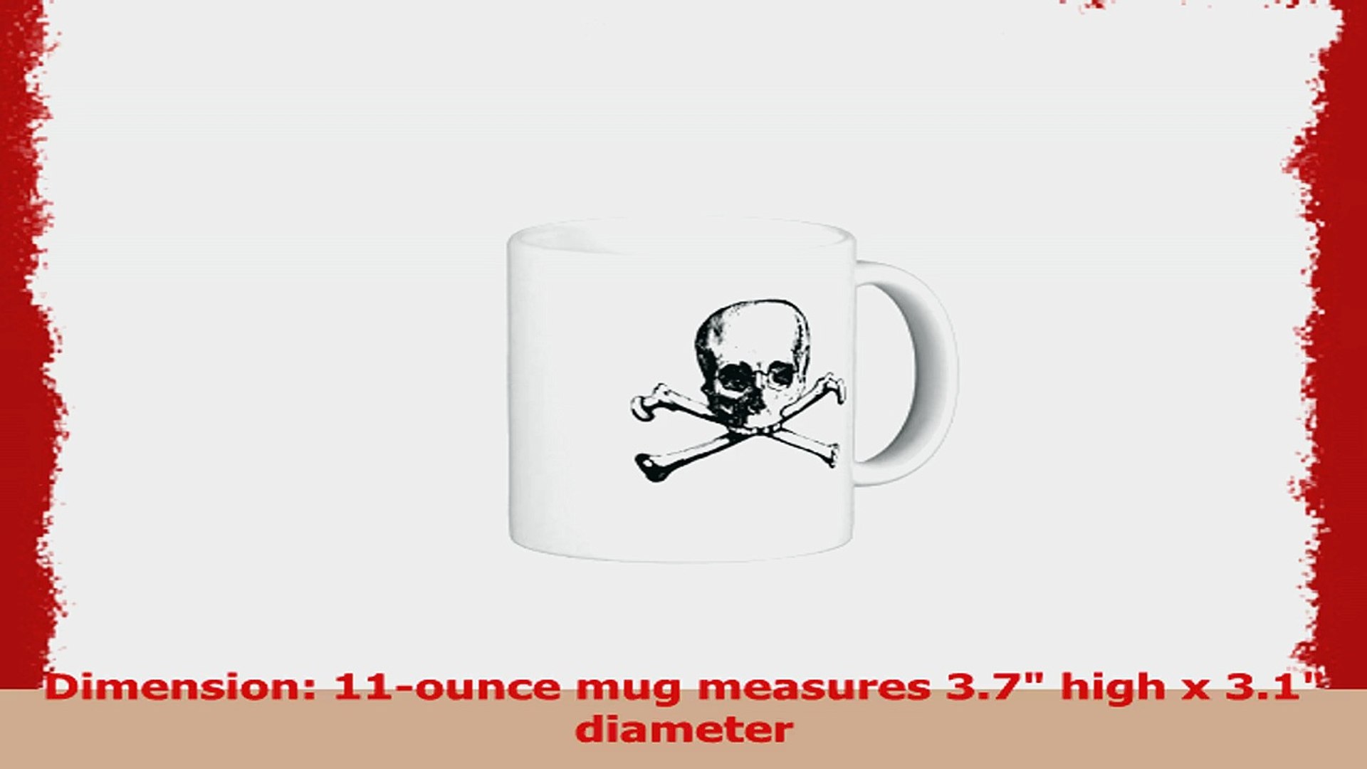 Modern Design Pattern Skulls Classic White Coffee Mug 73b00f28