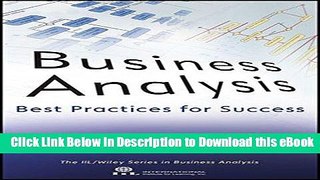 [Read Book] Business Analysis: Best Practices for Success Mobi