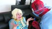 UGLY FROZEN ELSA vs SPIDERMAN DENTIST w/ Pink Spidergirl, Joker Candy & Mermaid - Funny Superheroes