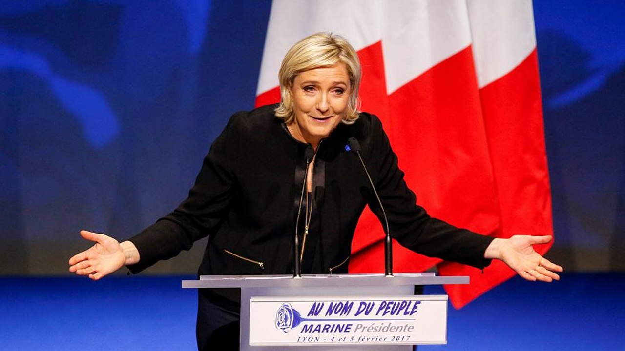 Le Pen sets out stall as the FN climbs to first...
