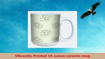 TreeFree Greetings lm43674 Contemporary Cream Swirls by Shell Rummel Ceramic Mug with 996dc522