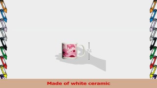 3dRose Cute Pink Elephants Ceramic Mug 15Ounce 1d288205