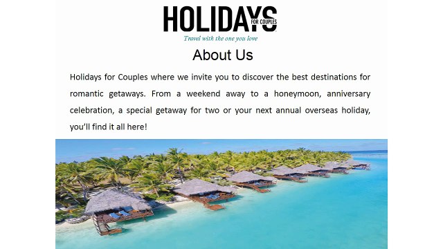 Discover Best Destinations for Romantic Honeymoon Packages - Holidays for Couples