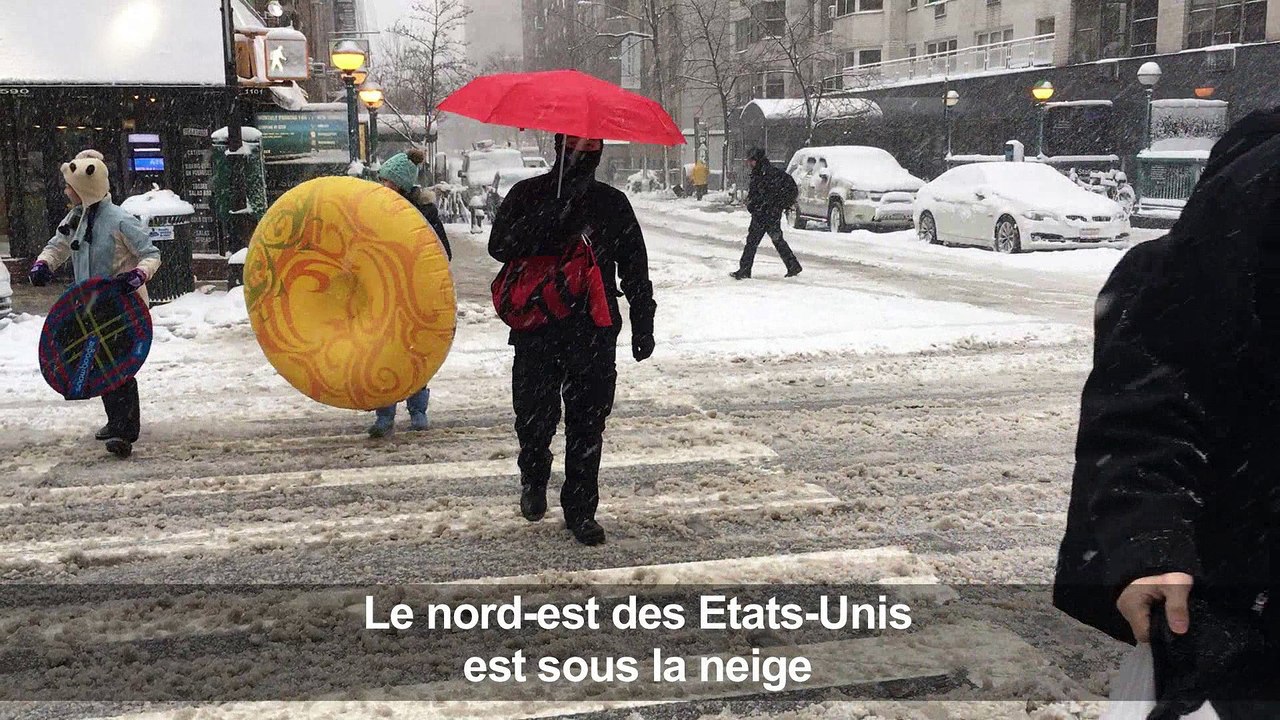 Etats-Unis : tempête de neige sur le nord-est, les écoles fermées