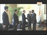 Le Président de  la république a reçu SEM Wei Wen-Hua, ambassadeur de la Chine en Côte d'Ivoire