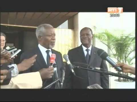 Le Président de la république a reçu en audience Koffi Annan, ex secrétaire général de l'ONU