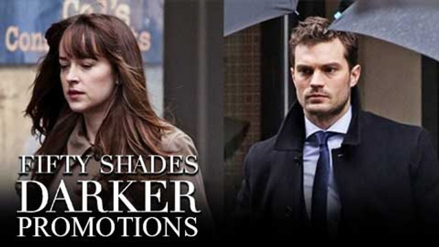 Dakota Johnson & Jamie Dornan Promote 'Fifty Shades Darker' In Spain